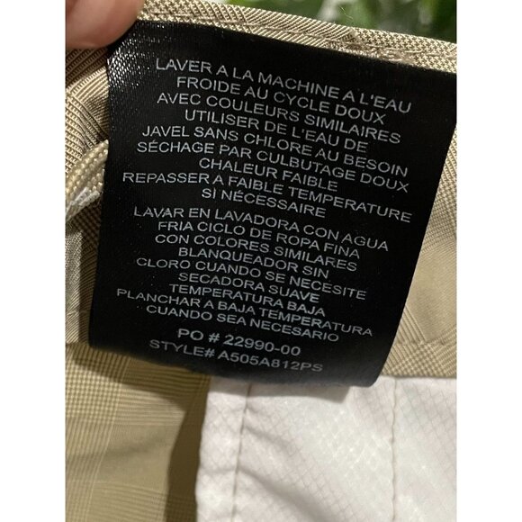 Hang Ten Mens Beige Plaid Shorts With Pocket Detail Size 38 - Picture 14 of 14